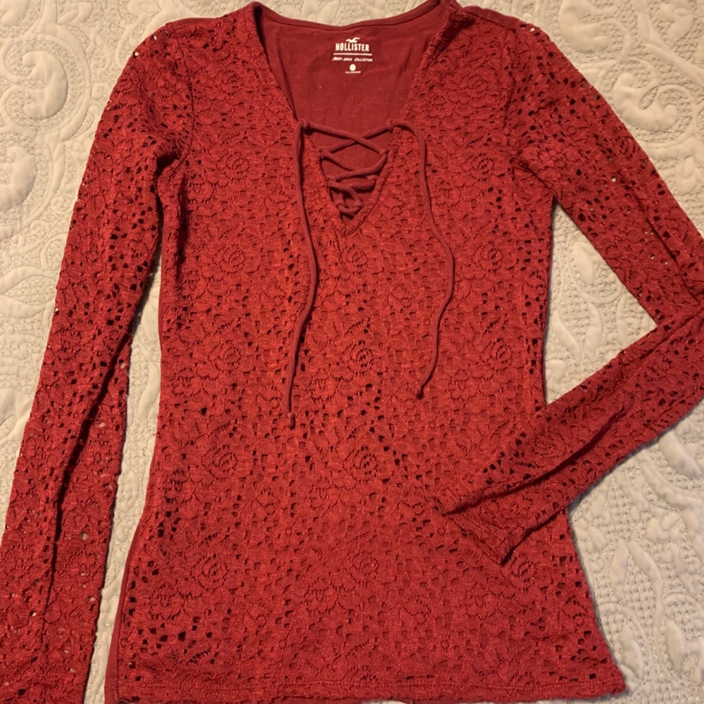 Long Sleeve Lace Top